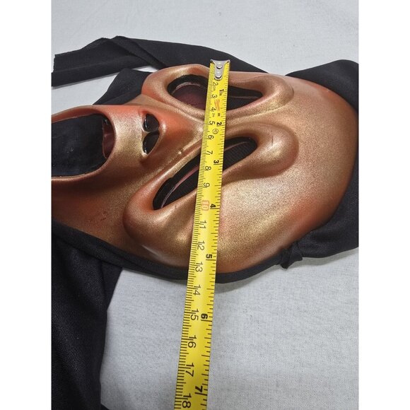 Scream Metallic Red/orange Ghost Face FUN WORLD Halloween Mask, Easter Unlimited - Picture 14 of 16